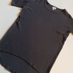 LuLaRoe Ribbed Charcoal Irma